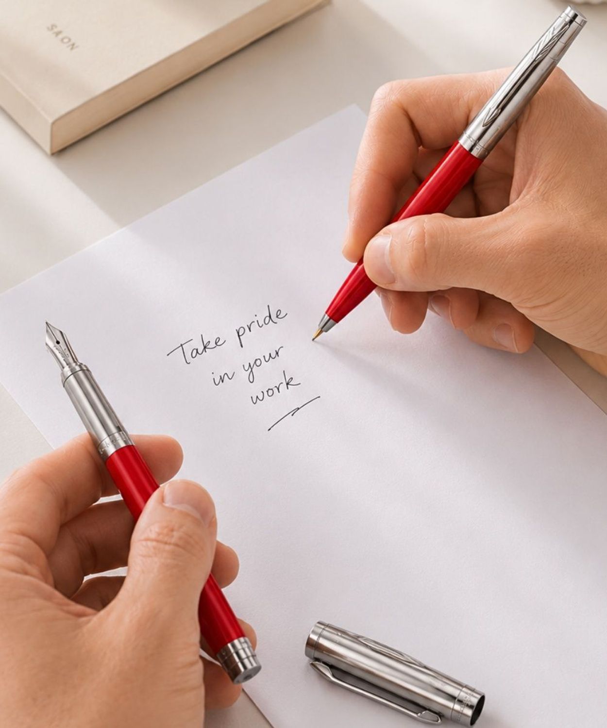 Zestaw Parker Jotter Duo – pióro wieczne i długopis czerwony z grawerem gratis.jpg