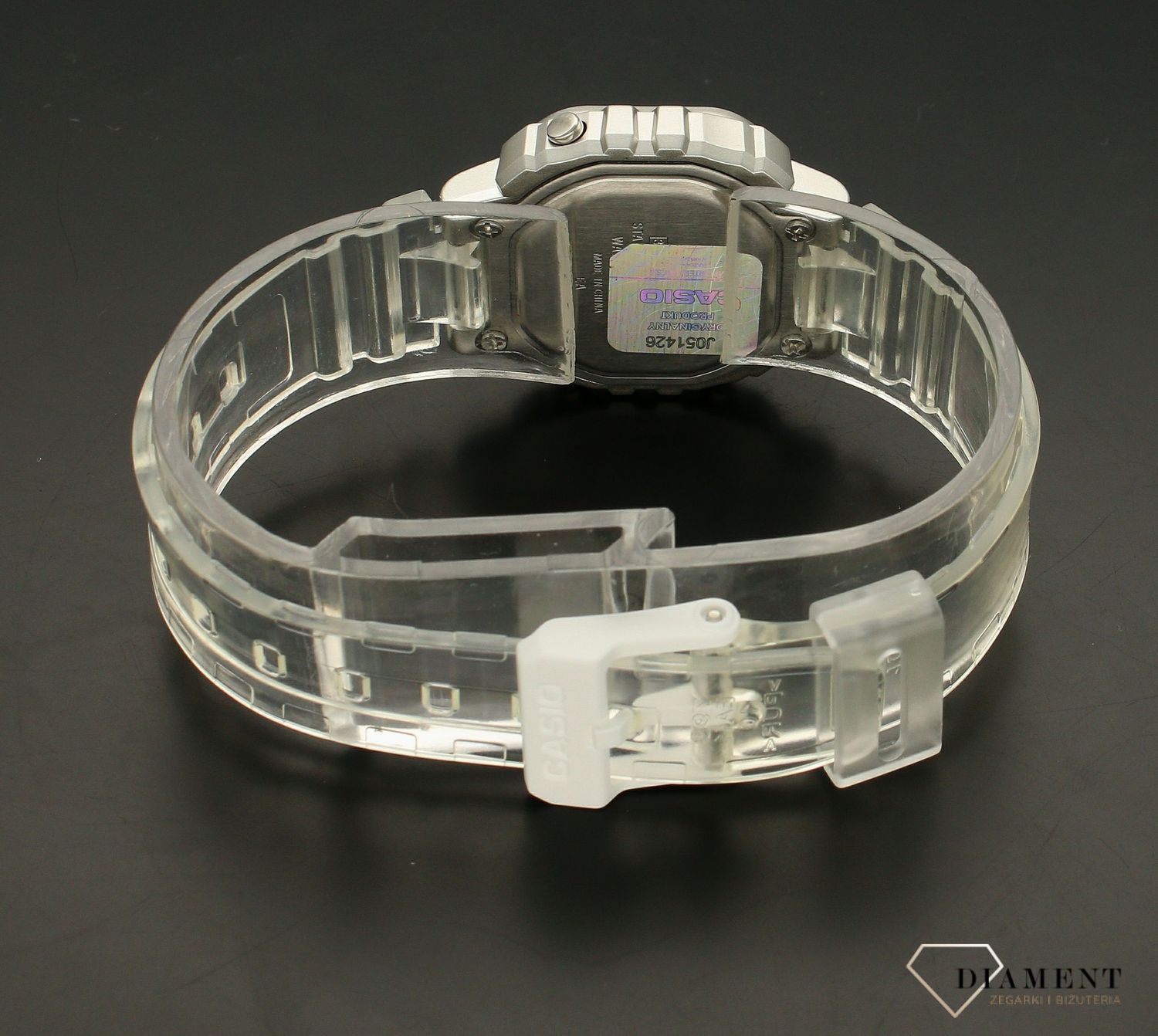 Zegarek dziecięcy Casio bezbarwny LA-20WHS-7AEF.jpg