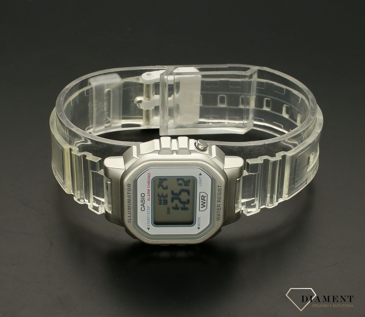 Zegarek dziecięcy Casio bezbarwny LA-20WHS-7AEF.jpg