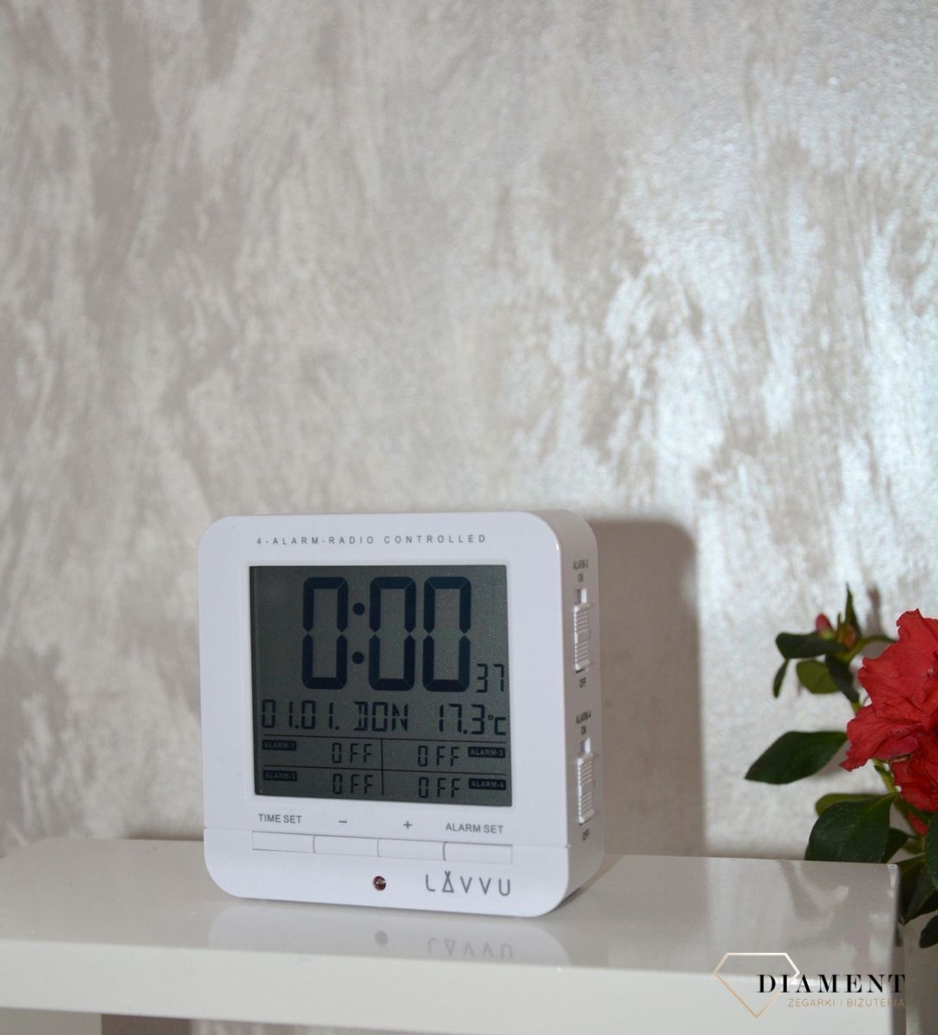 Budzik elektroniczny radiocontrol marki LAVVU LAR0010 (2).jpg