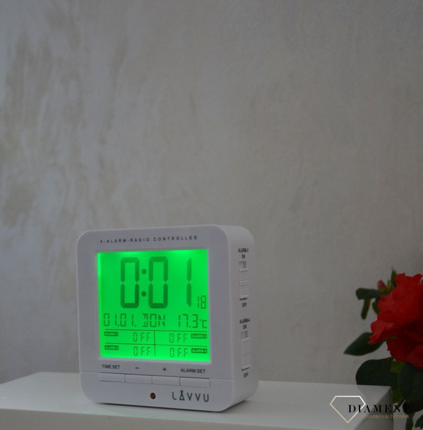 Budzik elektroniczny radiocontrol marki LAVVU LAR0010 (2).jpg