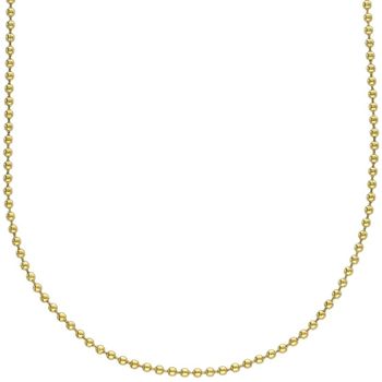 Elegancki łańcuszek ze stali szlachetnej pozłacanej z dekoracyjnymi kuleczkami. Długość 70 cm, zapięcie na karabińczyk, idealny do zawieszek.1.jpg