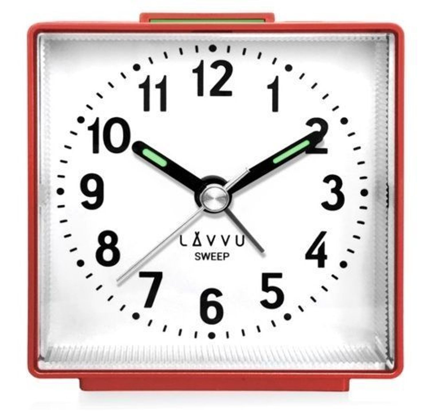 Budzik na baterię klasyczny cichy mechanizm LAVVU LAS3011, Budzik od LAVVU z wyjątkowo długą gwarancją jest wyposażony w mechanizm SWEEP, dzięki któremu sekundnik nie wydaje głośnych sygnałów dźwiękowych, ale p.jpg