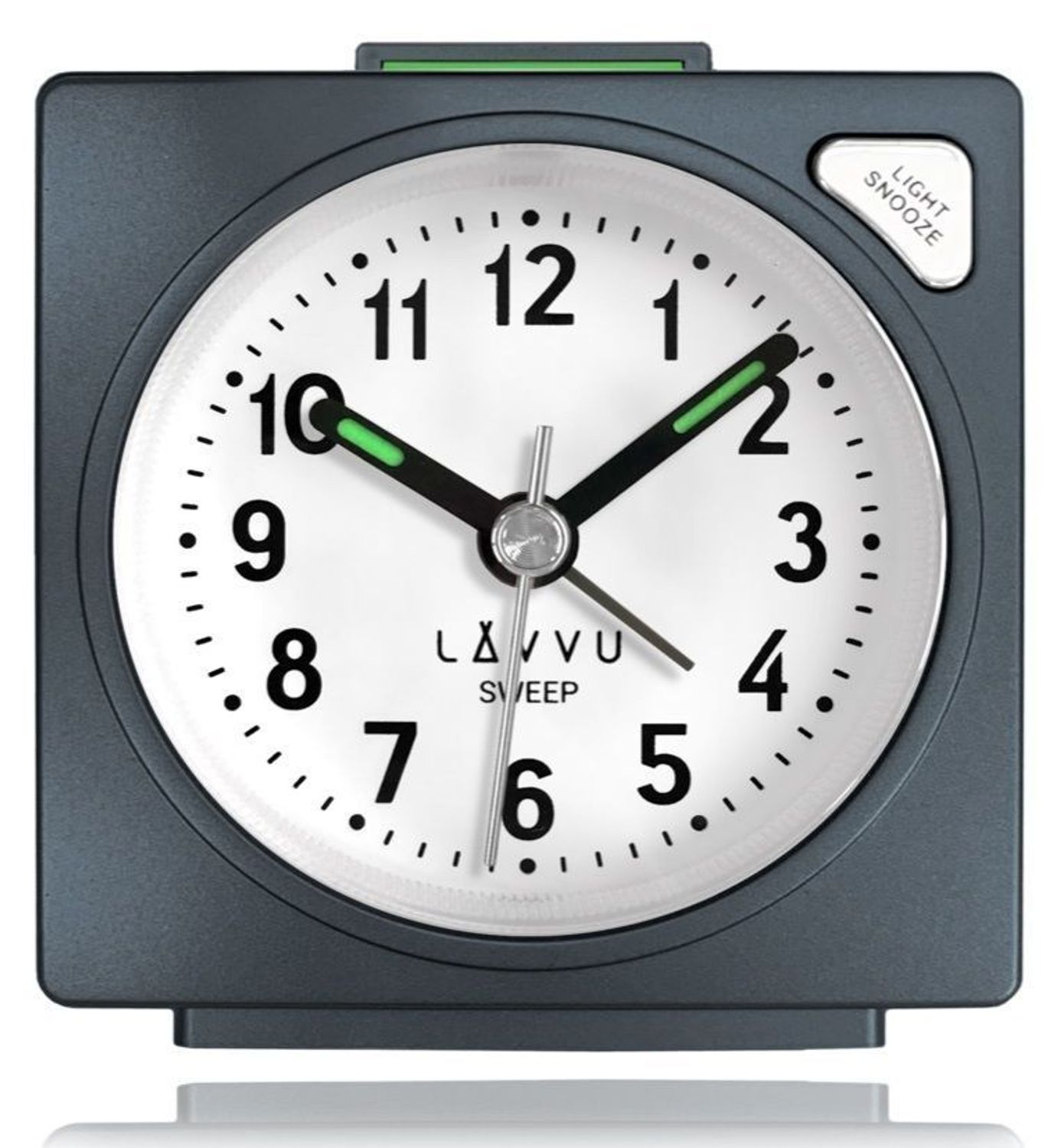 Budzik na baterię klasyczny cichy mechanizm LAVVU LAS3040, Zdarza ci się zaspać Zaradź temu za pomocą jednego z naszych budzików. Budzik od LAVVU z wyjątkowo długą gwarancją jest wyposażony w mechanizm SWEEP, d.jpg