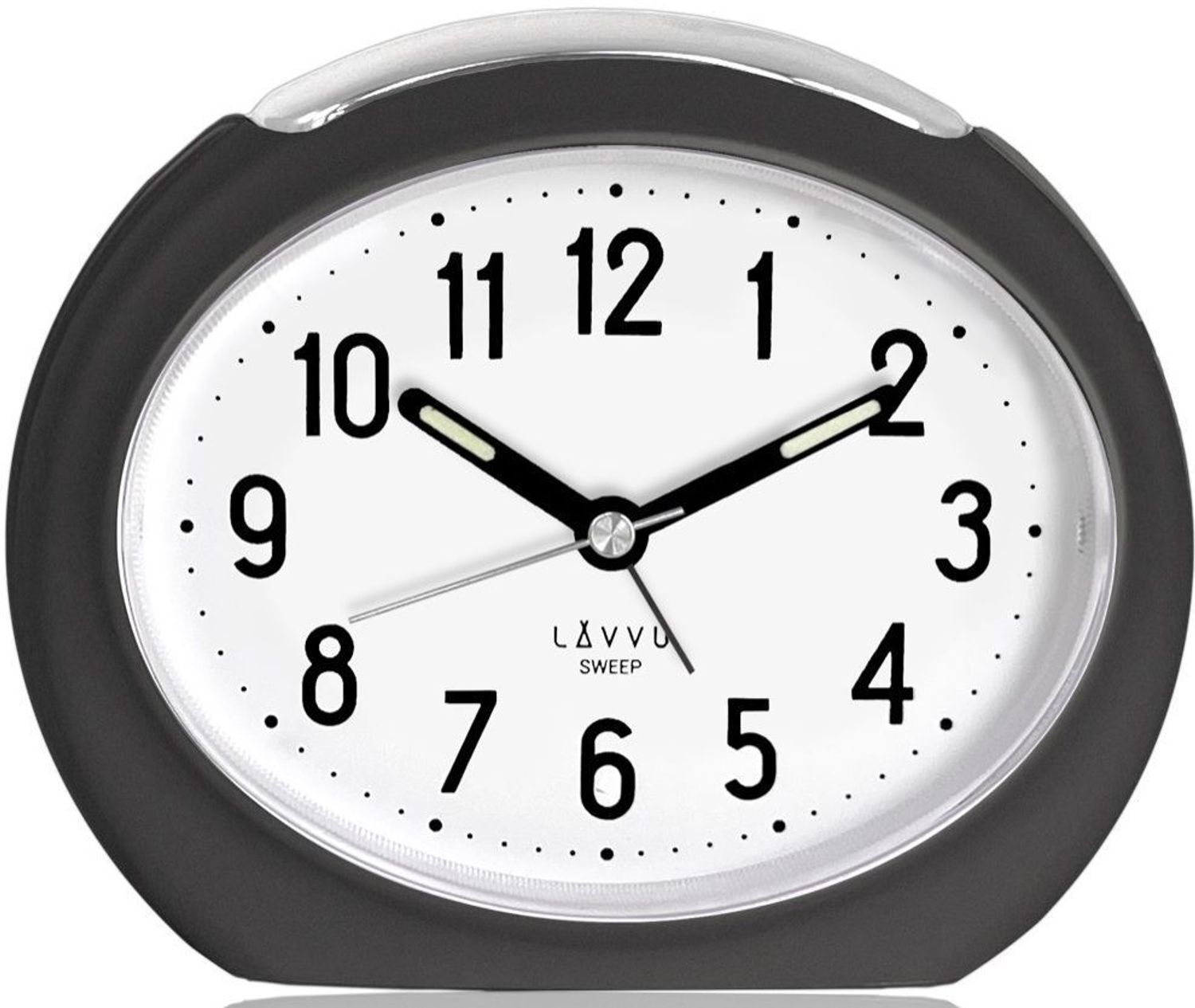 Budzik LAVVU czarny SWEEP LAS3051, Zdarza ci się zaspać Zaradź temu za pomocą jednego z naszych budzików. Budzik od LAVVU z wyjątkowo długą gwarancją jest wyposażony w mechanizm SWEEP, dzięki któremu sekundnik.jpg