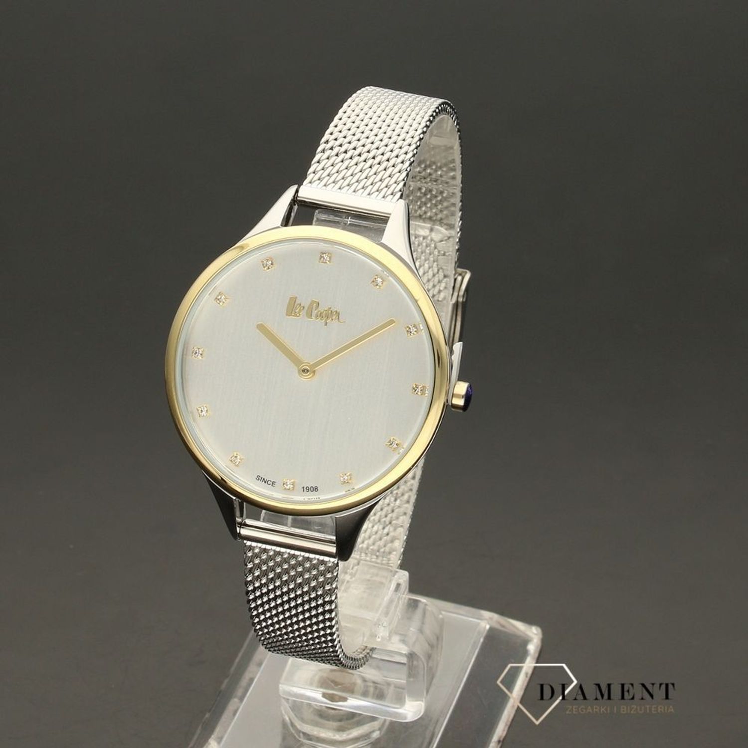 Zegarek damski Lee Cooper to klasyczne połączenie srebra i złota.v.jpg