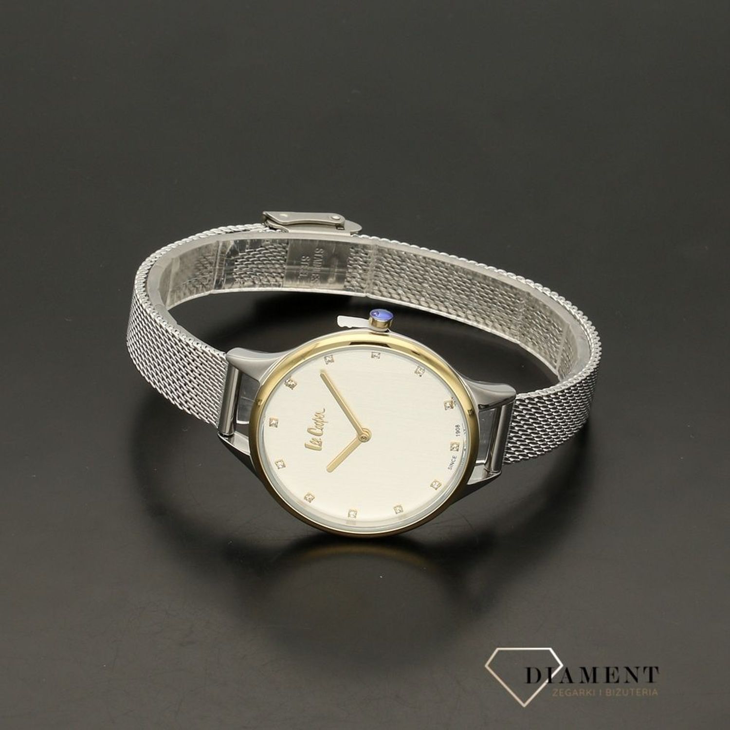 Zegarek damski Lee Cooper to klasyczne połączenie srebra i złota.v.jpg