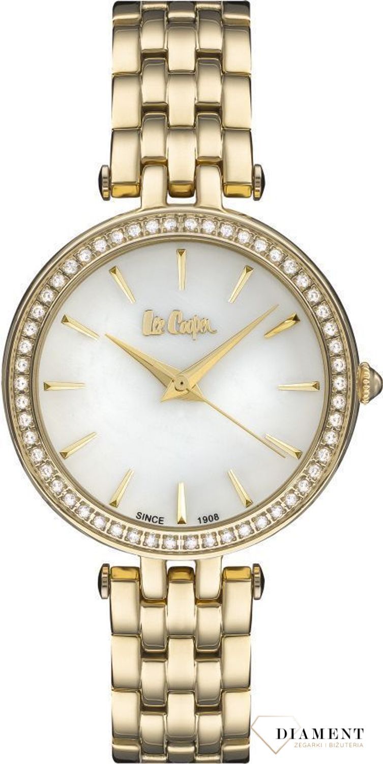 Zegarek damski na złotej bransoletcie Lee Cooper LC06944.120.jpg