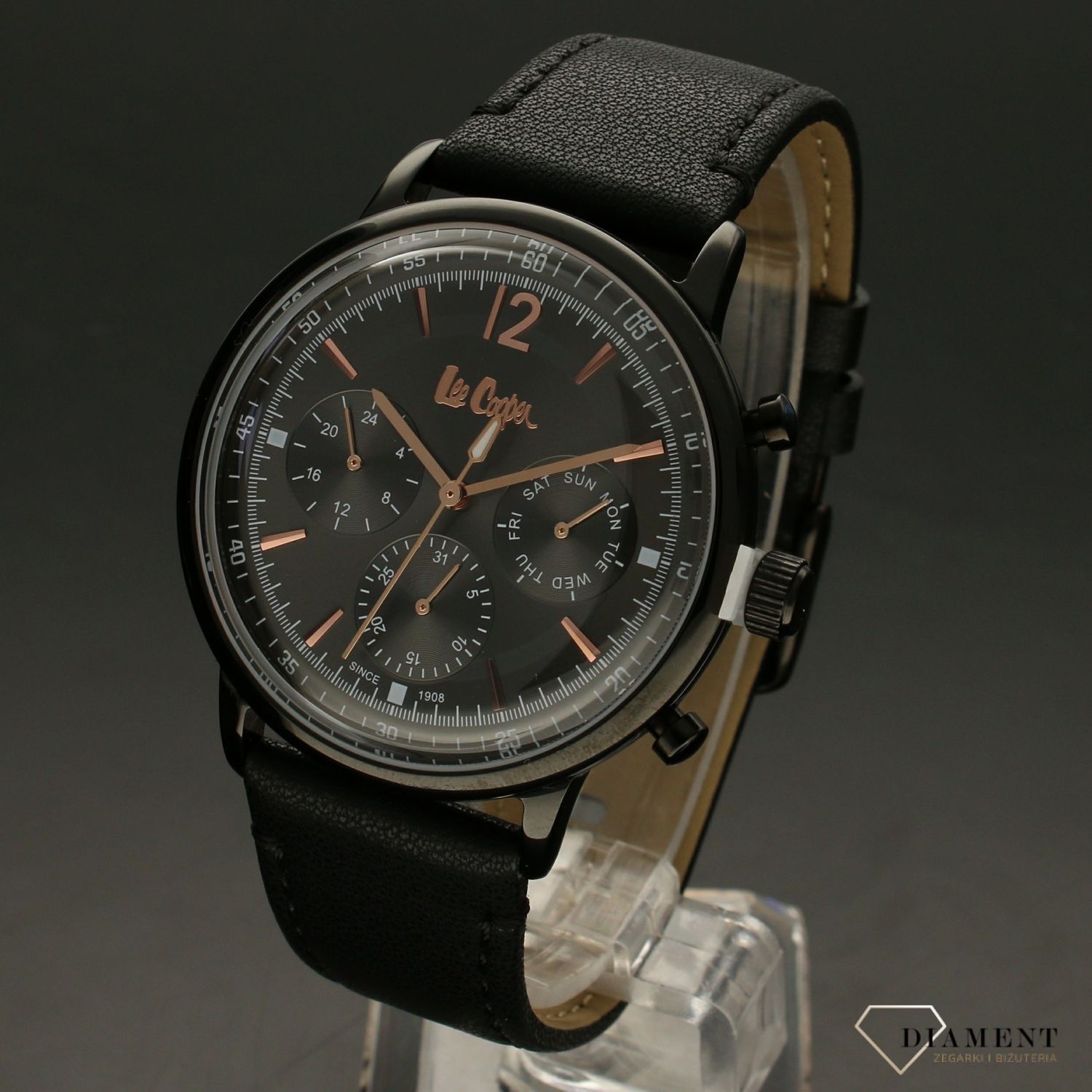 Zegarek męski na czarnym pasku LEE COOPER LC06953.661.jpg