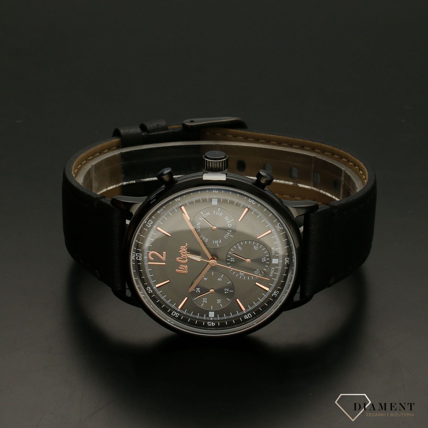 Zegarek męski na czarnym pasku LEE COOPER LC06953.661.jpg