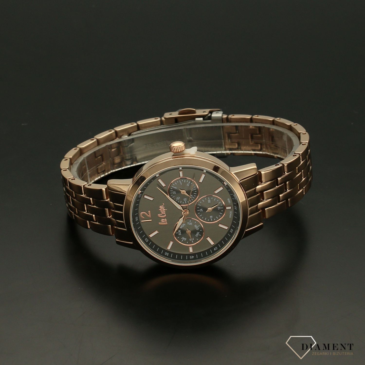 Zegarek damski na bransolecie rose gold Lee Cooper LC06956.560.jpg