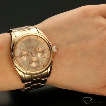Zegarek damski na bransolecie w różowym złocie LEE COOPER LC06975 (5).jpg