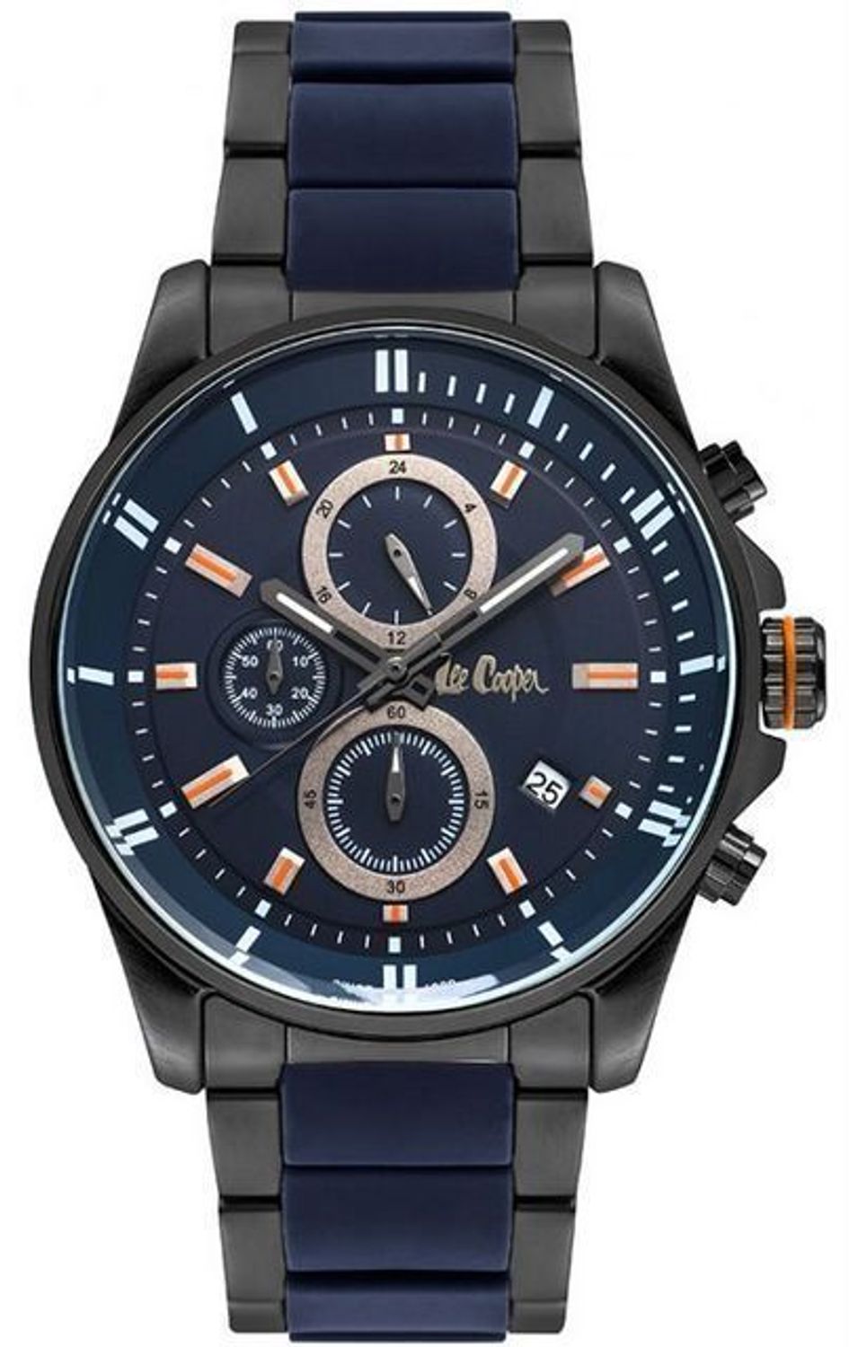 Zegarek męski na bransolecie niebiesko-czarnej Lee Cooper LC06976.690.jpg