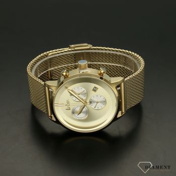 Zegarek męski na złotej bransolecie siatkowej Lee Cooper LC06987.110 (3).jpg