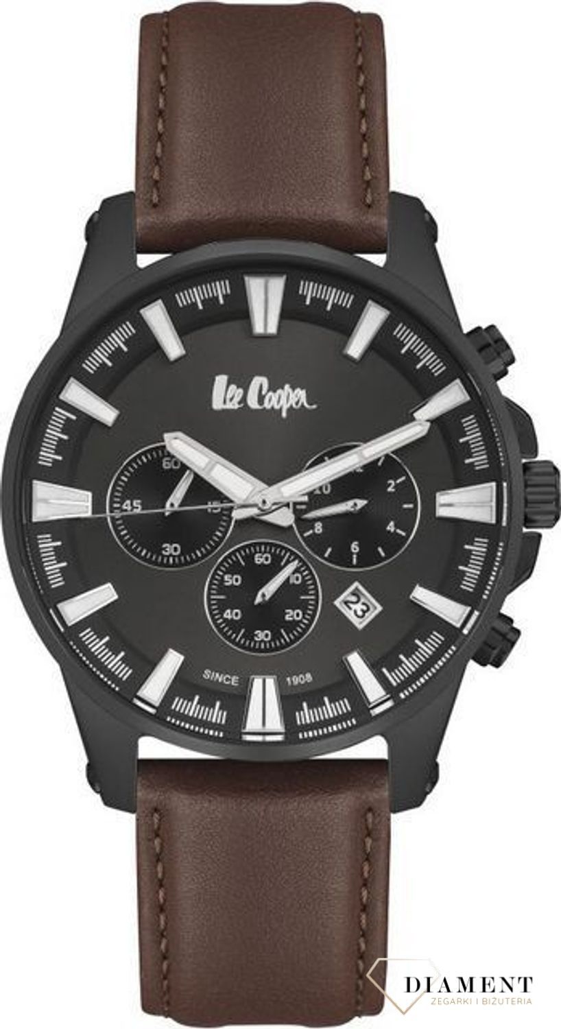 Zegarek męski na brązowym pasku  Lee Cooper LC07019.652.x.jpg