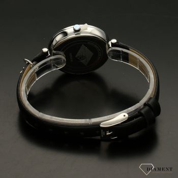 Zegarek damski Lee Cooper 18 SPRING LC07020.351 na czarnym pasku z ciemną tarczą. Dodatkowy charms (4).jpg