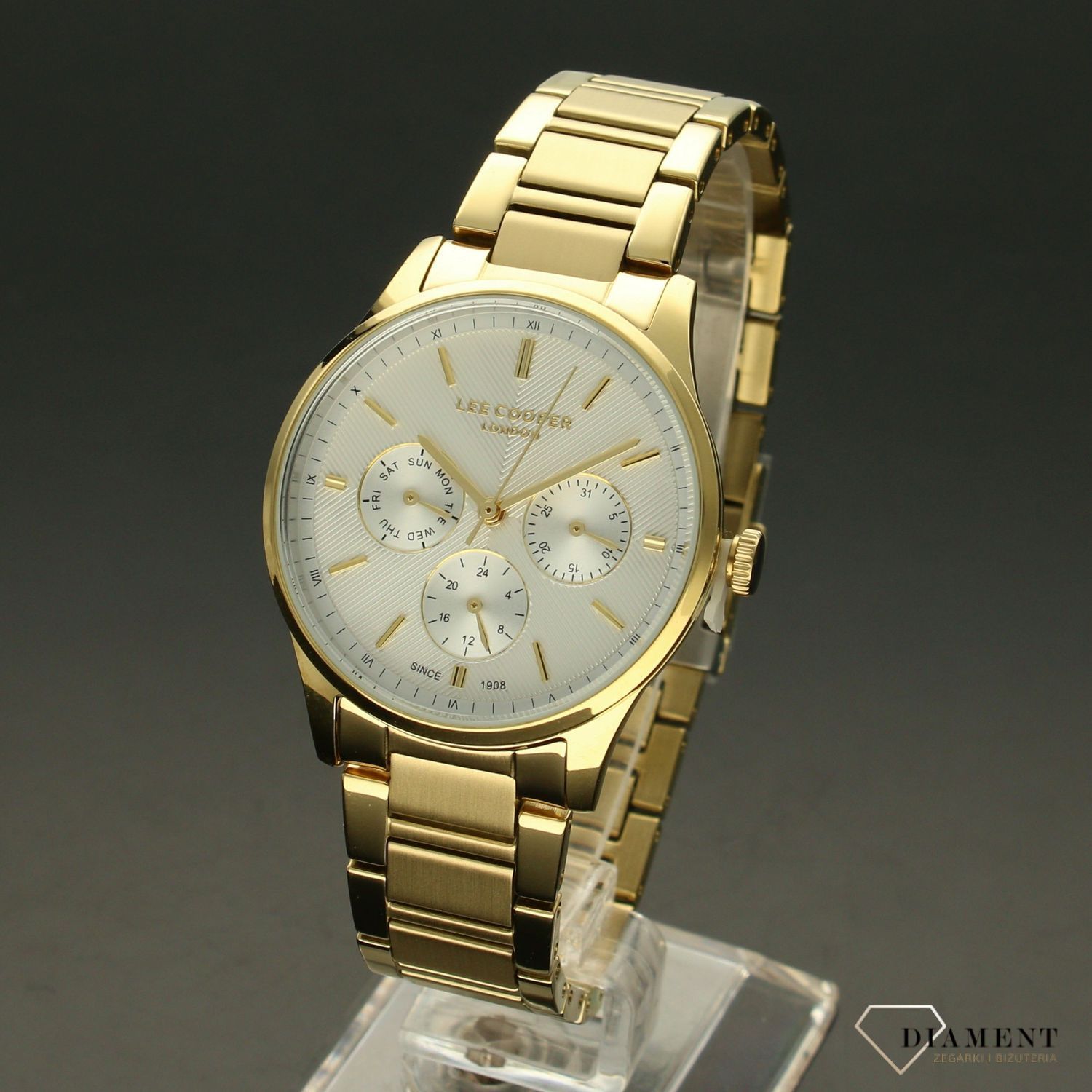 Zegarek damski Lee Cooper ' Złoty Multi' LC07024.130 (1).jpg