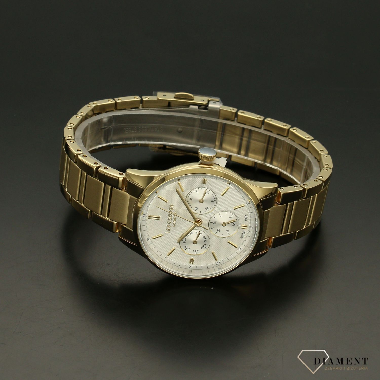 Zegarek damski Lee Cooper ' Złoty Multi' LC07024.130 (1).jpg