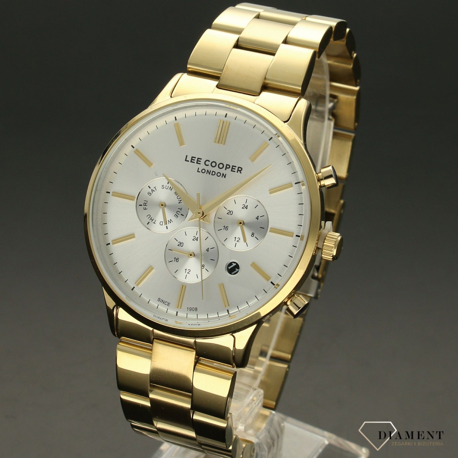 Zegarek męski Lee Cooper 'Złota, duża multidata' LC07046.130 (1).jpg