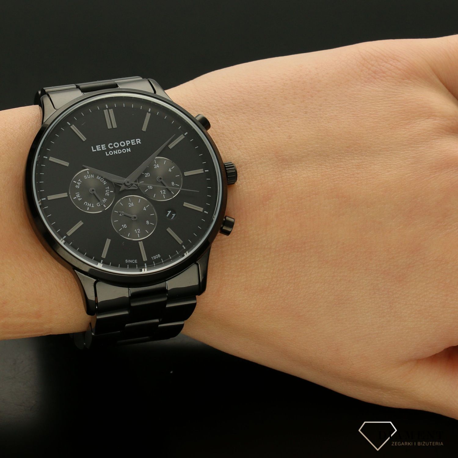Zegarek męski Lee Cooper 'Czarny Angileski Styl' LC07046.650 (1).jpg