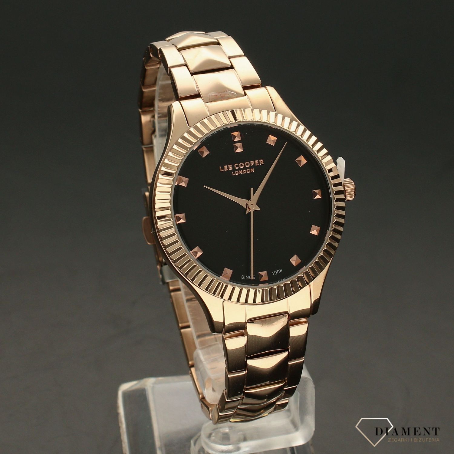 Zegarek damski na bransolecie 'Różowe złoto' LEE COOPERLC07059.450.jpg