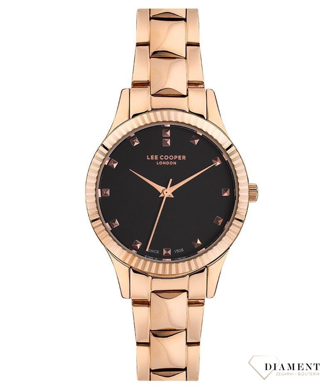 Zegarek damski na bransolecie 'Różowe złoto' LEE COOPERLC07059.450.jpg