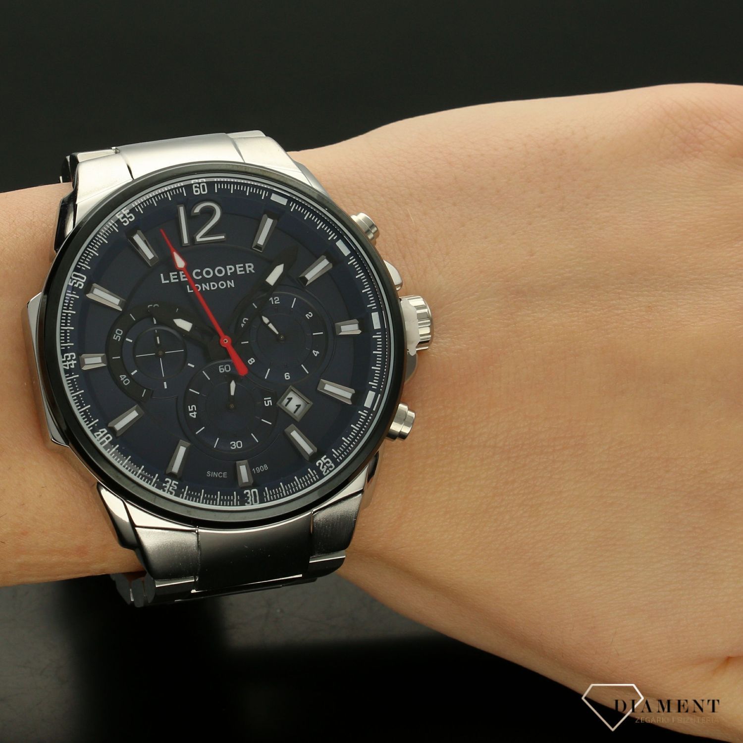Zegarek męski Lee Cooper 'Masywny Granat' LC07067.390 (1).jpg
