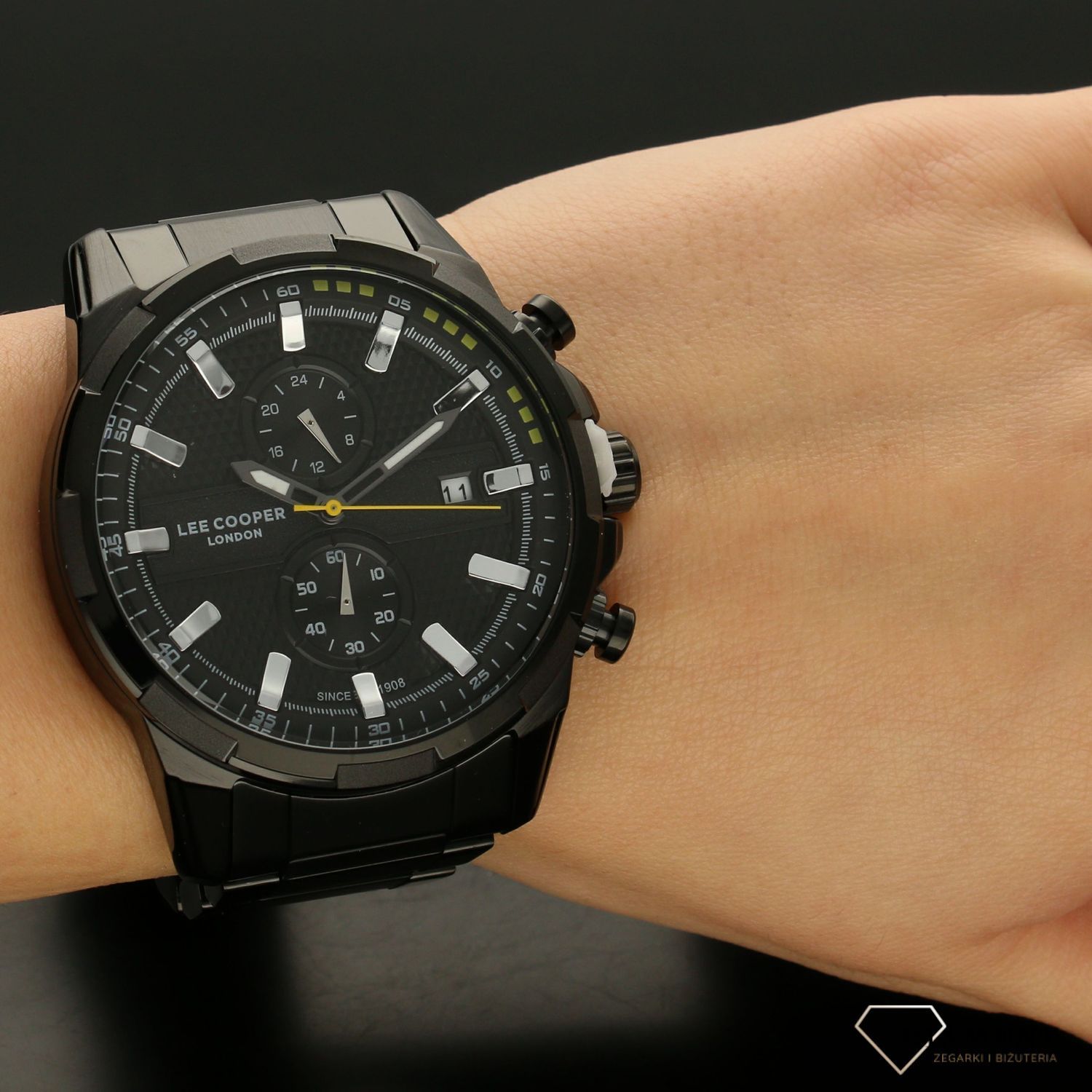 Zegarek męski Lee Cooper ' Double Black&Yellow' LC07068.650 (1).jpg