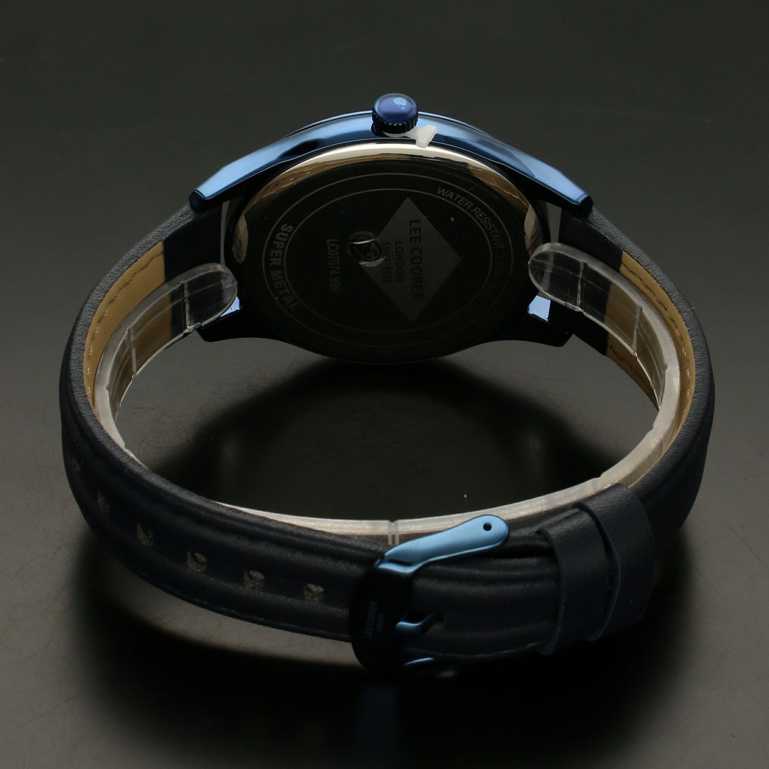 Zegarek męski Lee Cooper LC07074.999 to niebieski model na czarnym pasku (1).jpg