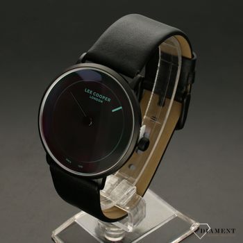 Zegarek męski Lee Cooper z kolorowym szkłem LC07088.651 w którym zastosowano czarną kopertę i pasek w tym samym kolorze. Zegarek będzie idealnym prezentem dla kobiety a pamiątkowy grawer za 0zł będzie pię.jpg