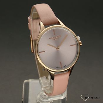 Zegarek damski na różowym pasku skórzanym LEE COOPER LC07099 (1).jpg