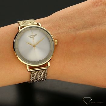 Damski zegarek Lee Cooper w kolorze złotym  LC07123.130.  ✓ Autoryzowany sklep✓ Kurier Gratis 24h✓ Gwarancja najniższej ceny✓ Grawer 0zł✓Zwrot 30 dni✓Negocjacje ➤Zapraszamy! (1).jpg