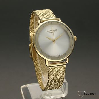 Damski zegarek Lee Cooper w kolorze złotym  LC07123.130.  ✓ Autoryzowany sklep✓ Kurier Gratis 24h✓ Gwarancja najniższej ceny✓ Grawer 0zł✓Zwrot 30 dni✓Negocjacje ➤Zapraszamy! (2).jpg