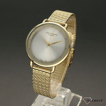 Damski zegarek Lee Cooper w kolorze złotym  LC07123.130.  ✓ Autoryzowany sklep✓ Kurier Gratis 24h✓ Gwarancja najniższej ceny✓ Grawer 0zł✓Zwrot 30 dni✓Negocjacje ➤Zapraszamy! (3).jpg