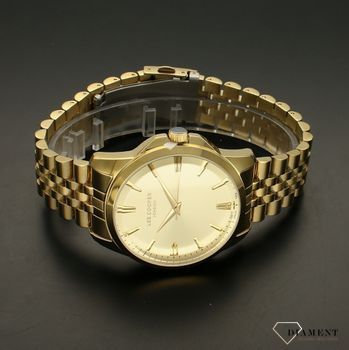 Zegarek złoty męski na bransolecie Lee Cooper Złoty klasyk LC07443 (5).jpg