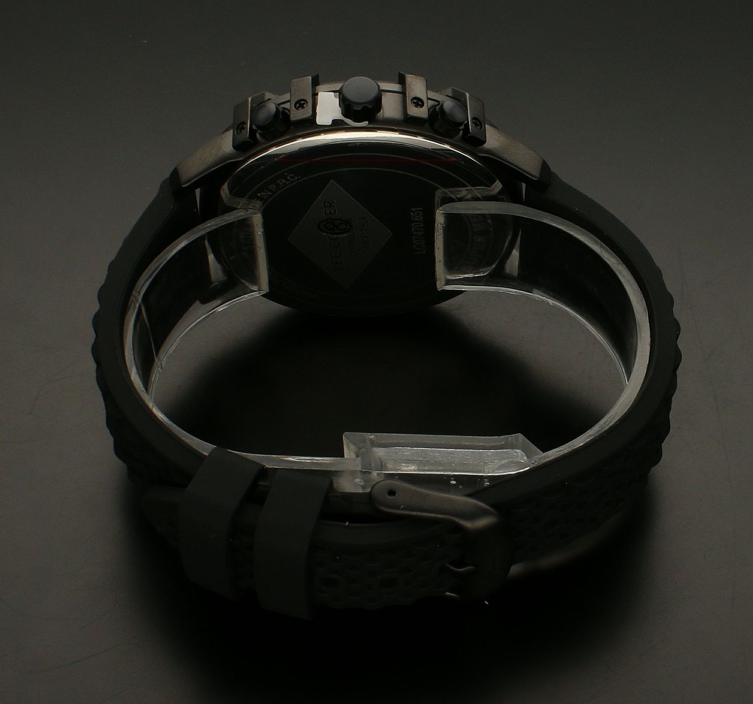 Zegarek męski czarny Lee Cooper LC07470.651 dla leworęcznych.Zegarek dla leworęcznych. zegarek cały czarny lee cooper. Zeagek męski na prezent. Tani zegarek na prezent..jpg