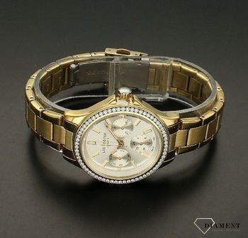 Zegarek damski Lee Cooper złoty 'Błyszczące cyrkonie' LC07512 (5).jpg
