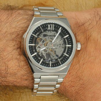 Zegarek Męski Fashion Automatyczny PTS G3265ZH – Czarna Tarcza, Stalowy modowe.jpg