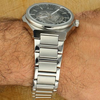 Zegarek Męski Fashion Automatyczny PTS G3265ZH – Czarna Tarcza, Stalowy srebrny.jpg