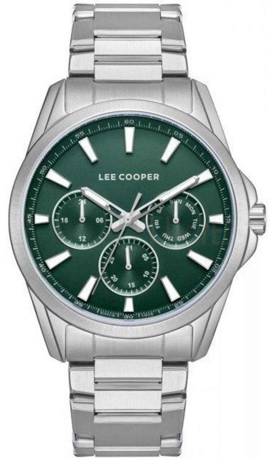 Zegarek LEE COOPER LC08105.370  Zegarek męski w srebrnej kolorystyce to idealna propozycja dla zdecydowanych mężczyzn. Niecodzienna tarcza stanowi podstawę sportowego1.jpg