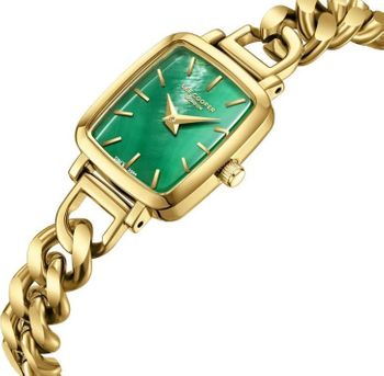 Zegarek damski Lee Cooper LC08130.170 – zielona tarcza, złota bransoleta, fashion (4).jpg