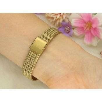 Zegarek damski Lee Cooper LC08136.130, złota bransoleta mesh, srebrna tarcza, elegancki i ponadczasowy, idealny do wiosennych i codziennych stylizacji4.jpg