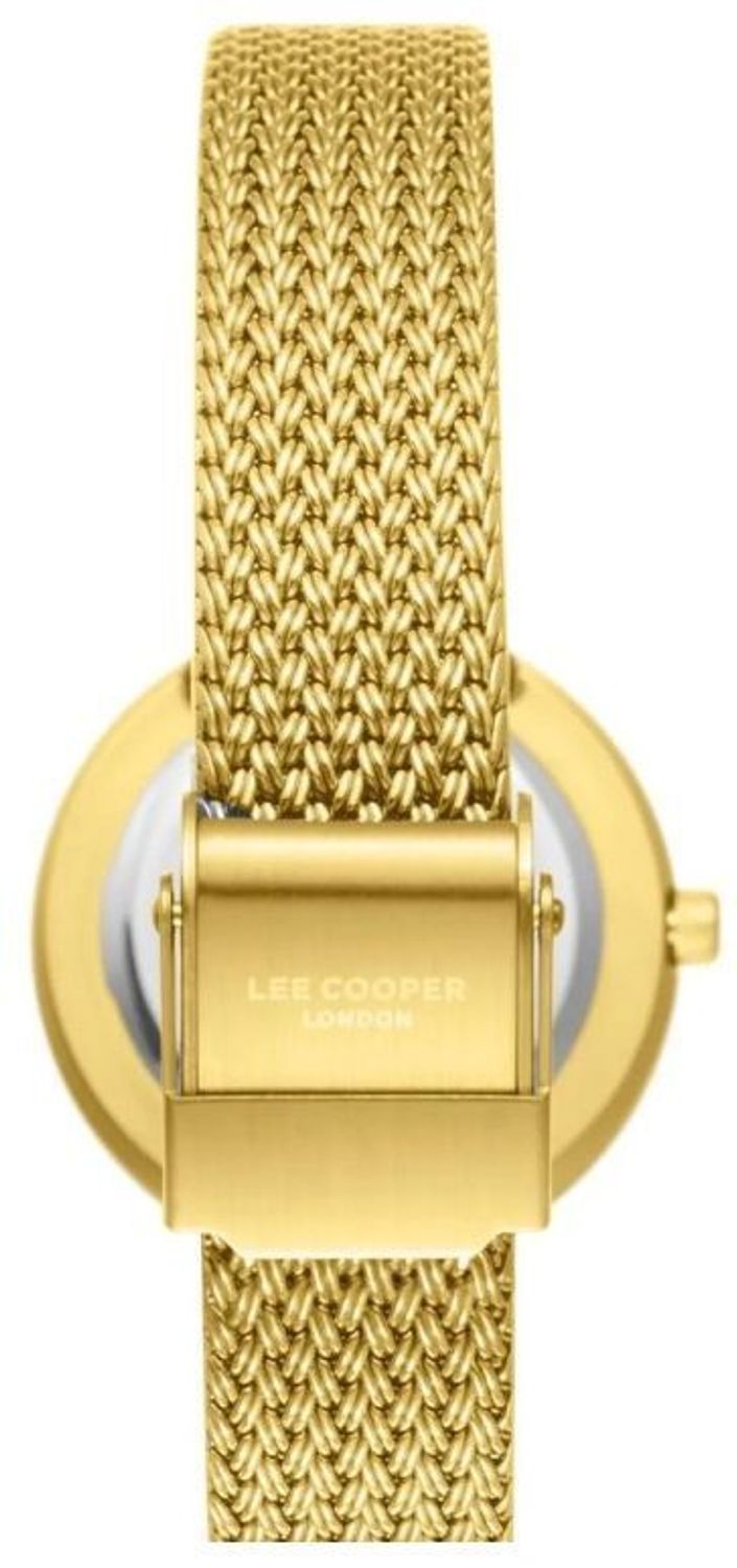 Zegarek damski Lee Cooper LC08136.170 – zielona tarcza, złota bransoleta mesh, fashion Spring 25 (2).jpg