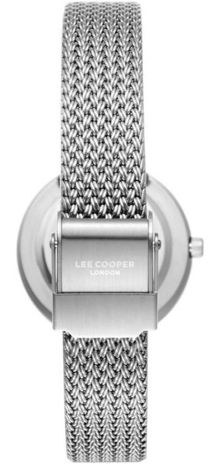 Zegarek damski Lee Cooper LC08136.370 – srebrna mesh bransoleta, beżowa tarcza, kolekcja Spring 25 (2).jpg