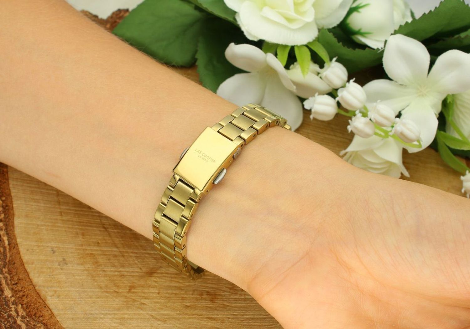 Zegarek damski Lee Cooper LC08155.170 – złoty z zieloną tarczą  Fashion Spring 25 (2).jpg