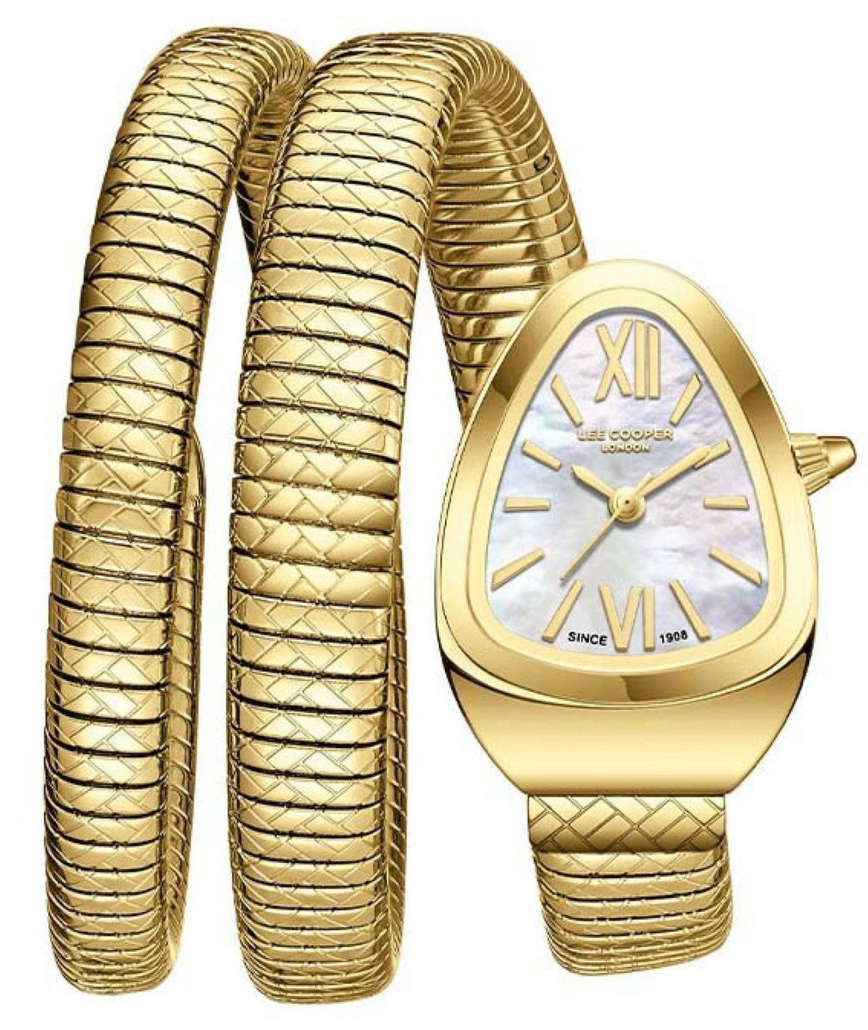 Zegarek damski Lee Cooper LC08173.120 – perłowa tarcza, złota bransoleta  Kolekcja Spring 25 (2).jpg