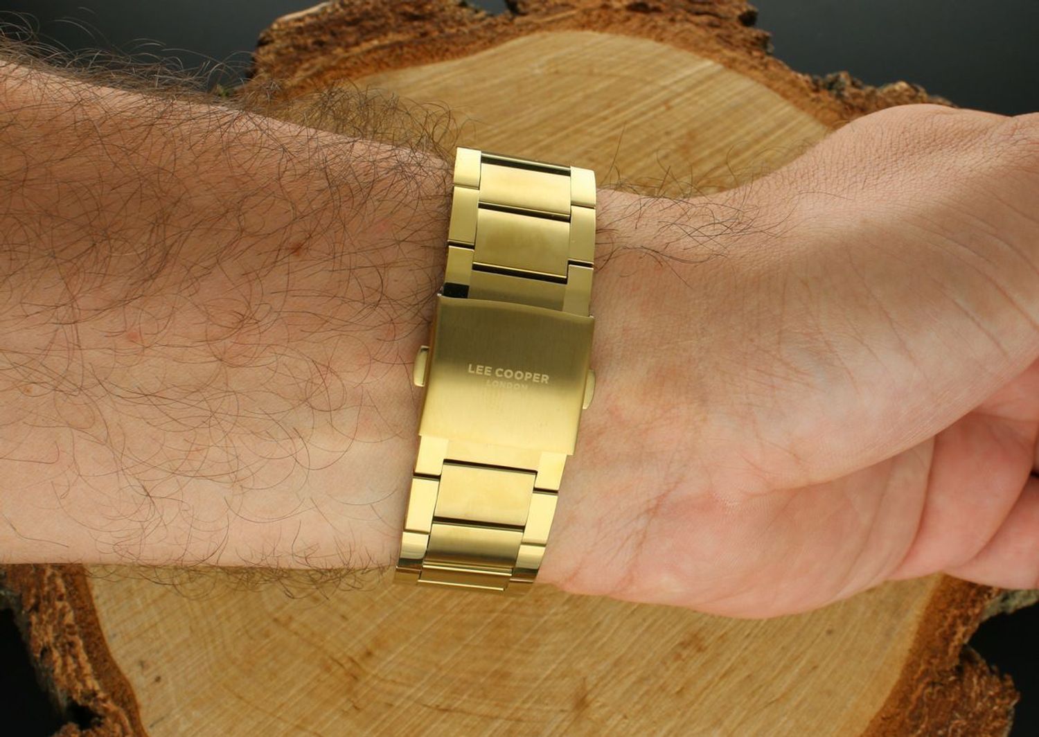 Zegarek Męski Lee Cooper LC08177.160 Złoty Grafitowy Fashion 42 mm (4).jpg