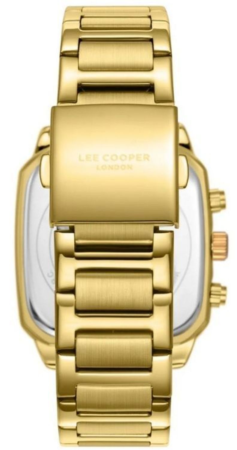 Lee Cooper LC08182.150 – Męski Zegarek Fashion Złoty Kwadratowy Czarna Tarcza (2).jpg