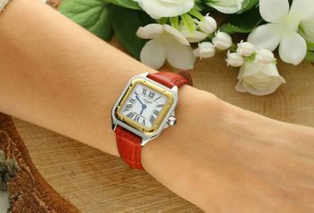 Stylowy zegarek damski Lee Cooper LC08191.238 z czerwonym paskiem i stalową kopertą. Idealny wybór w modnym stylu fashion. Wysyłka 24h! (2).jpg