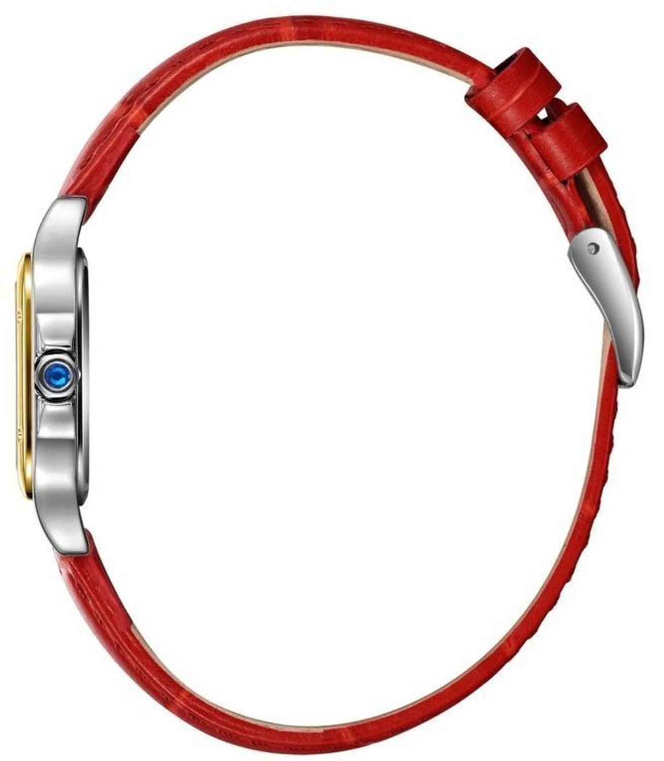 Zegarek damski Lee Cooper LC08191.238 czerwony pasek, stalowa koperta, styl fashion (2).jpg